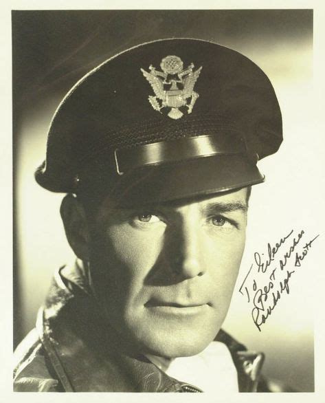 Randolph Scott Was In The Army During WW People Famous People Who Served In The Military