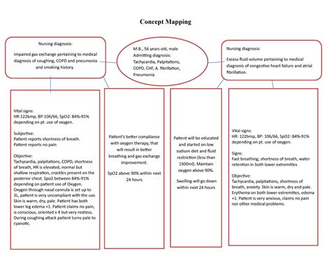 Nursing Concept Map For Copd