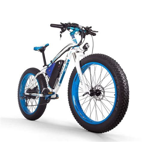 Rich Bit Bicicleta Eléctrica Para Hombres E Bike Fat Snow Bike 1000w