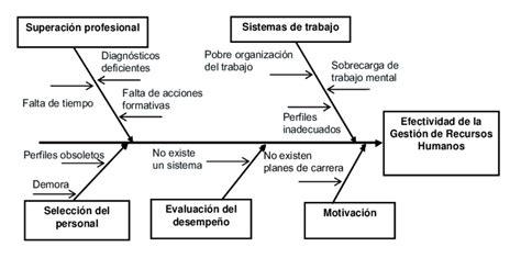 Diagrama De Causa Y Efecto Ejemplo De Una Empresa Tesmapa