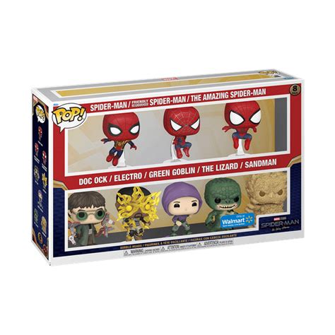 Funko Pop Marvel Spider Man No Way Home 8 Pack Walmart Exclusive