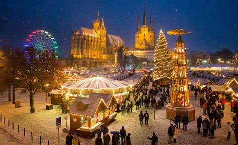 Vom hauptbahnhof erfurt können sie entweder direkt zu. Weihnachtsmarkt in Erfurt zum Besten in Deutschland ...
