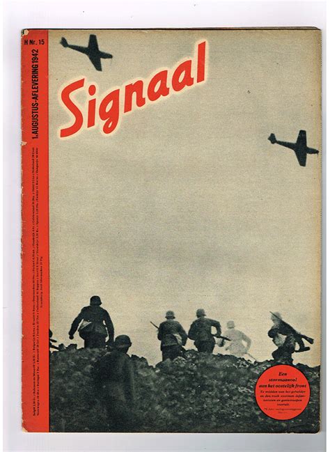 Signal German War Time Magazine No 15 August 1942 Ww2 Depot