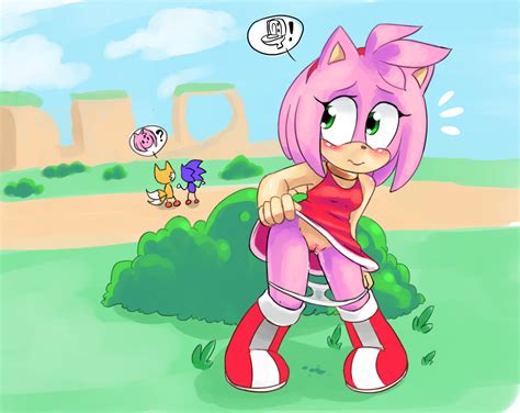 Cumeoart Amy Rose Sonic The Hedgehog Tails Sonic Sonic Series