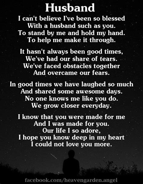 love poems for husband