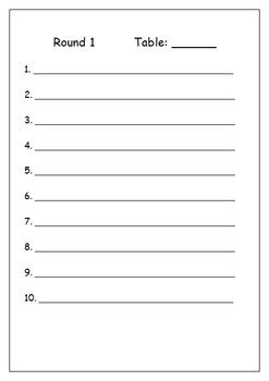 Bonus, they help keep your brain sharp! Christmas Holiday Table Quiz - Answer Sheets by M Walsh | TpT