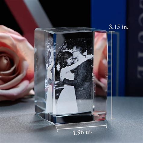 Customized Laser Engrave Crystal Photo Frame Engraved Crystal Crystals Glass Photo Frames
