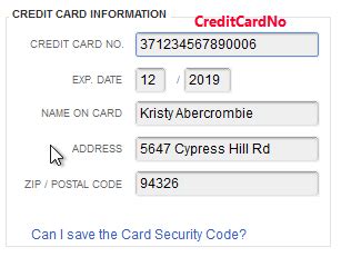 We did not find results for: Postal Code Credit Card - XYZ de Code