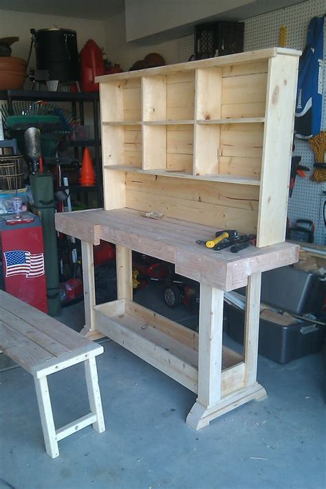 Workbench Console And Hutch Ana White My Xxx Hot Girl