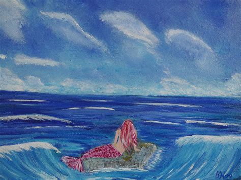 The Ocean Is My Home Painting By Bernd Hau Fine Art America