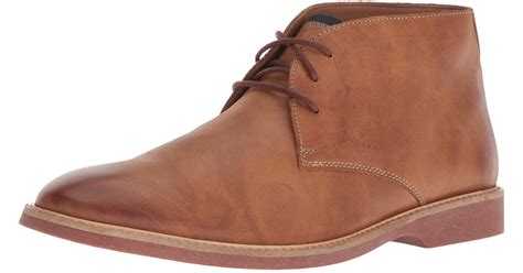 Clarks Leather Atticus Limit Chukka Boot In Tan Leather Brown For Men