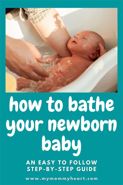 How To Bathe A Newborn Step By Step Guide MyMommyHeart