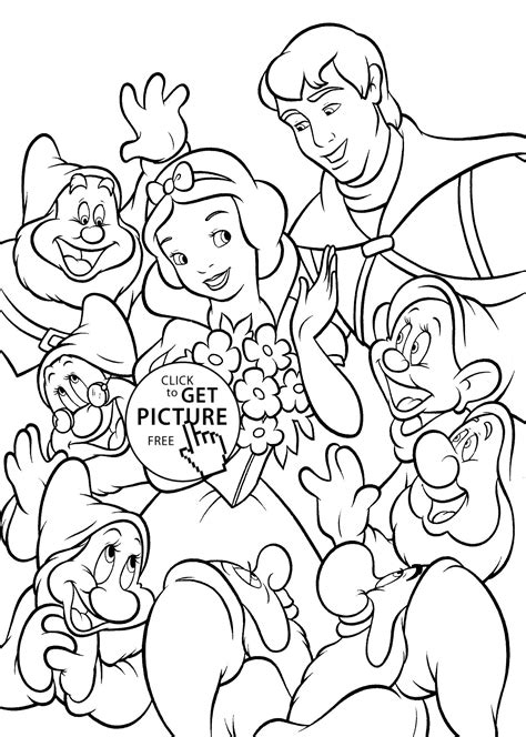 Search through 52518 colorings, dot to dots, tutorials and silhouettes. Snow White and the Seven Dwarfs Coloring Pages Gallery