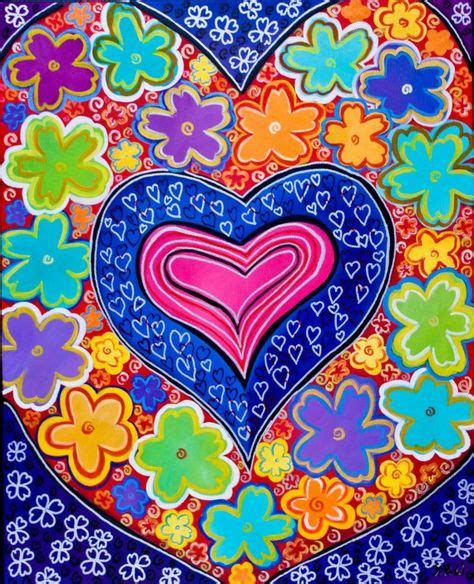 40 ☮ Art ~ Hearts ☮ Ideas Art Heart Art Psychedelic