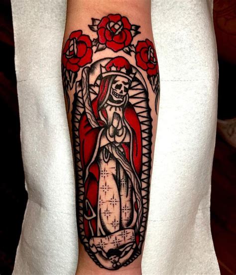 Santa Muerte Tattoo Worldwide Tattoo And Piercing Blog