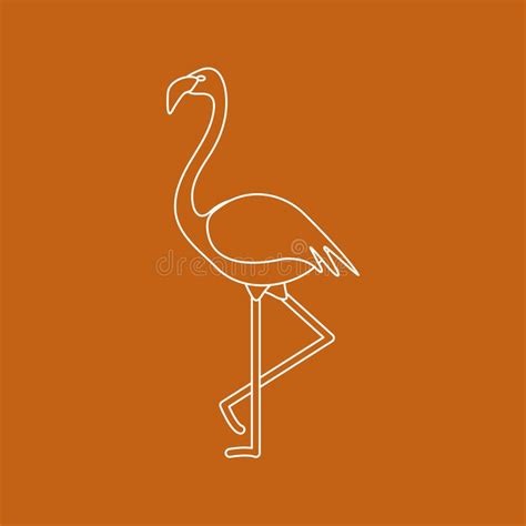 Exotic Tropical Bird Flamingo Stock Vector Illustration Of Design