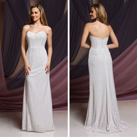 Davinci Bridal This Informal Wedding Gown Features Informal Wedding Gowns Strapless