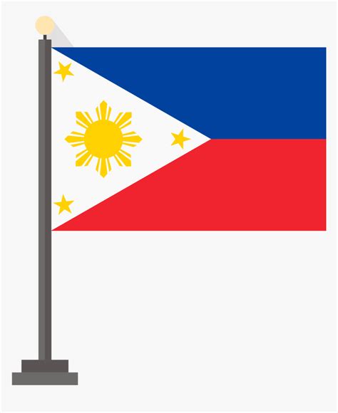 Philippine Flag Transparent Background Png Tong Kosong
