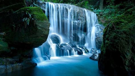 Waterfall Jungle Wallpaper Nature And Landscape Wallpaper Better