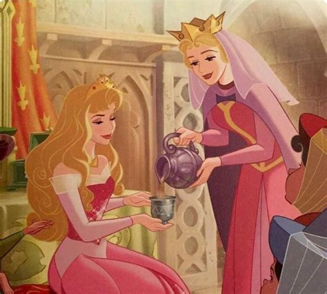Aurora With Her Mother Disney Storybook Disney Princess Art Aurora