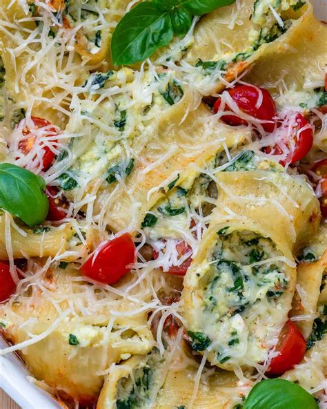 Spinach And Ricotta Stuffed Pasta Recipe Healthy Fitness Meals