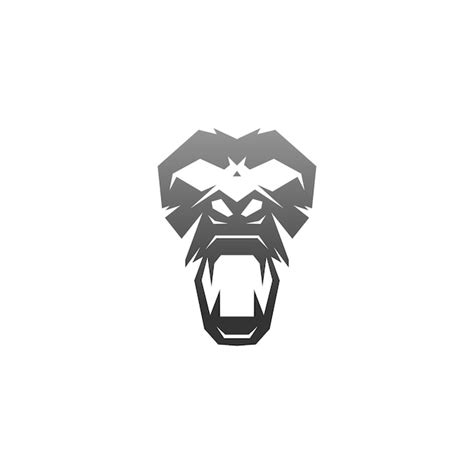 Premium Vector Gorilla Logo Design Vector Icon Template