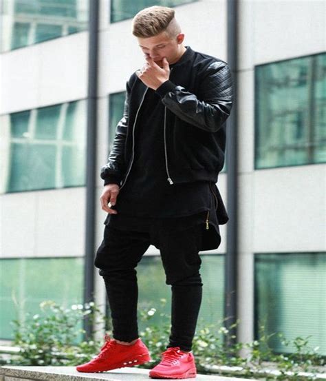 Mens Street Styles 2015 With Images Mens Outfits Red Shoes Outfit