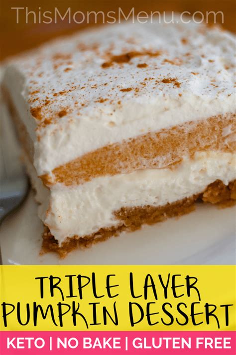 Can people with diabetes eat desserts? Triple Layer Pumpkin Dessert | Keto | Recipe | Pumpkin dessert, Desserts, Dessert recipes