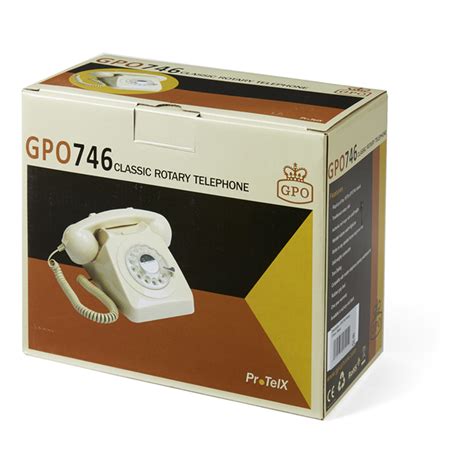 Gpo Retro 746 Rotary Dial Telephone Grey Iwoot