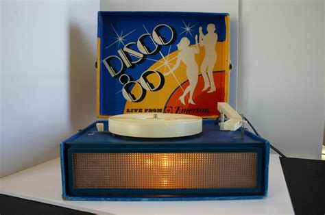 Vintage Disco 80s Record Player Live From Emerson