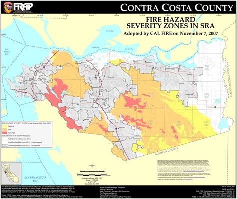 33 Contra Costa County Map Maps Database Source