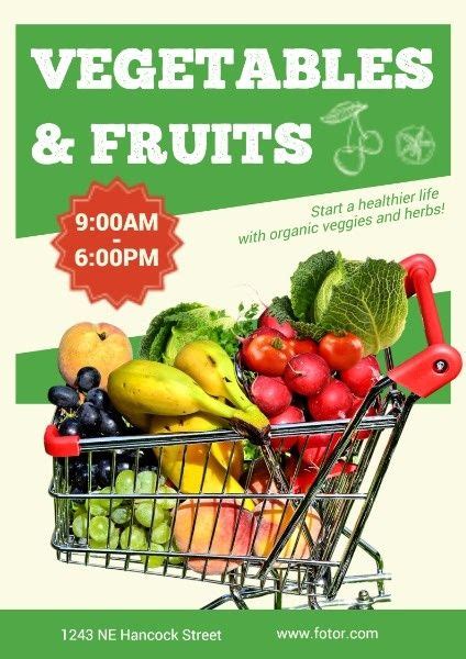 Grocery Store Sale Poster Template And Ideas For Design Fotor