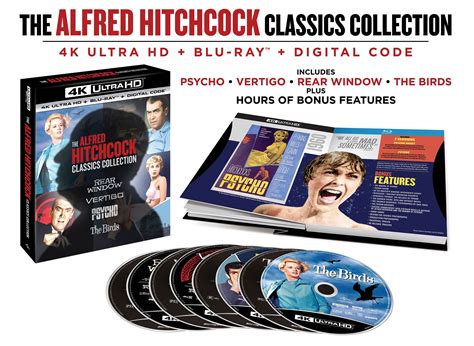 the alfred hitchcock classics collection 4k 2d blu ray [usa] hi def ninja pop culture
