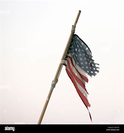 Tattered American Flag War