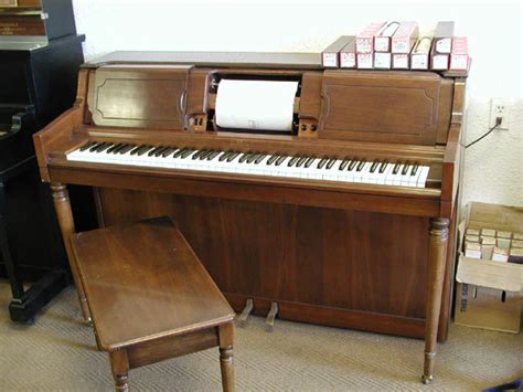 1979 Wurlitzer 36 Spinet Player Piano