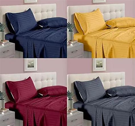 Multicolor Poly Cotton White Hotel Bed Sheet Size 108 108 At Rs 395