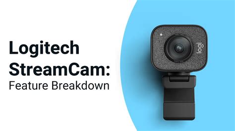 Logitechs Streamcam Feature Overview Youtube