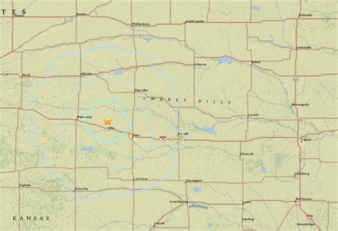 Earthquake Shakes North Central Kansas