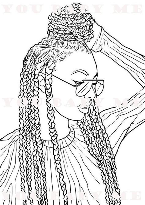 Freedom Coloring Page Black Woman Coloring Page Printable Detailed Sexiz Pix