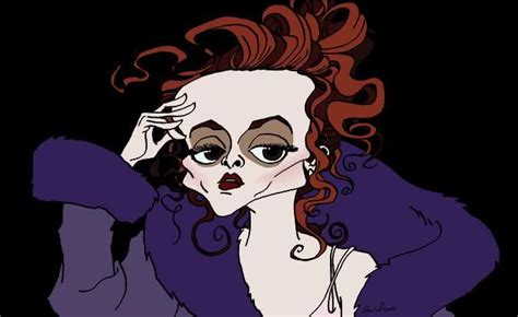Chumpmonkeys Electronic Cartoonatorium Caricature Of Helena Bonham