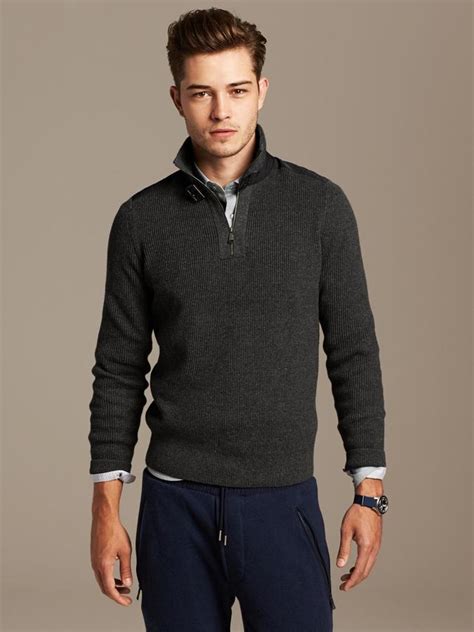 Banana Republic Heritage Half Zip Pullover 108 Banana Republic