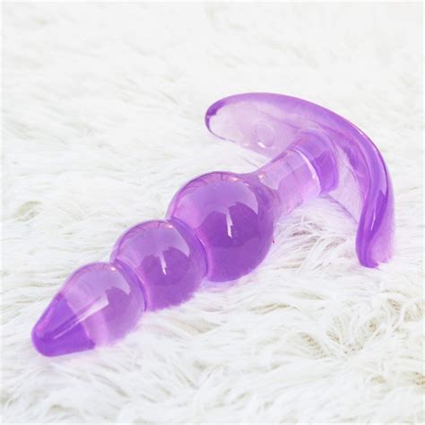 Anal Kit For Beginners Flexible Jelly Butt Plug And Anal