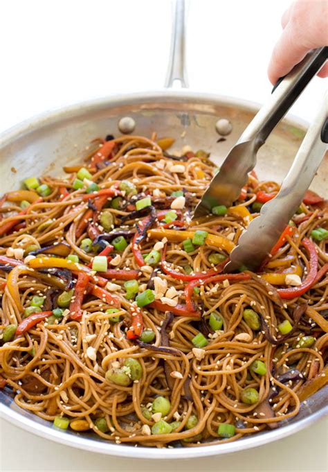 Easy Rainbow Vegetable Noodle Stir Fry Chef Savvy