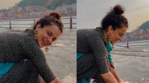Kangana Ranaut Shares A Glimpse Of Her Blissful Day In Haridwar Fans