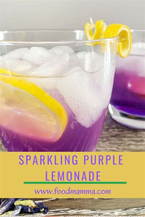 Sparkling Purple Lemonade Food Mamma