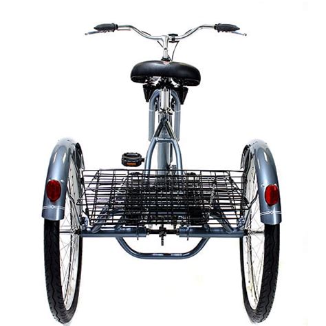 24 schwinn meridian adult tricycle 3 wheeled trike cruiser balance bike basket 689789251188 ebay