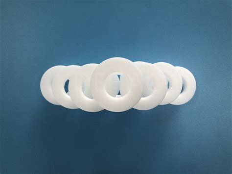 Round Ptfe Seal Ring Heat Resistant Ptfe Flat Washers