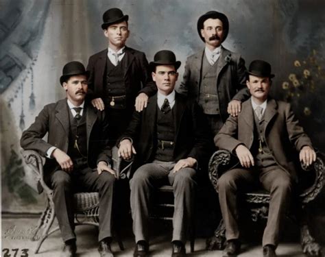 Photo Of Butch Cassidys Wild Bunch In Color 1900 Historycolored