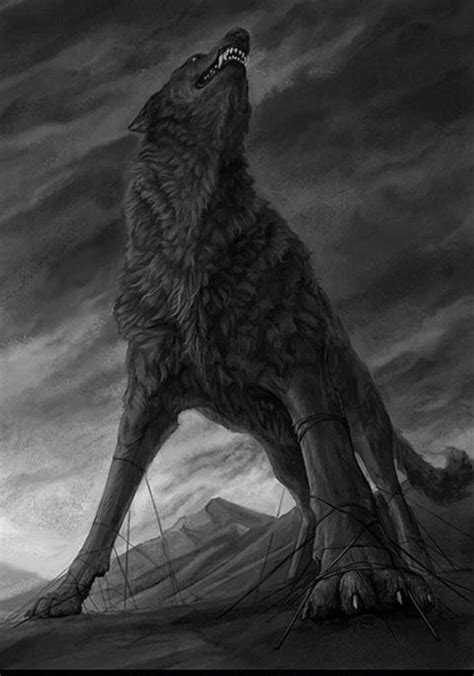 Fenrir Norse Mythology Norse Demon Wolf