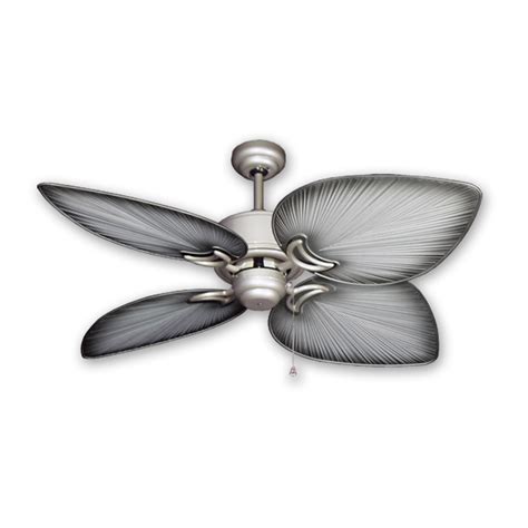 Shop the latest tropical outdoor ceiling fans and choose from top modern and contemporary designer brands at ylighting. Outdoor Tropical Ceiling Fan - Brushed Nickel Bombay by ...